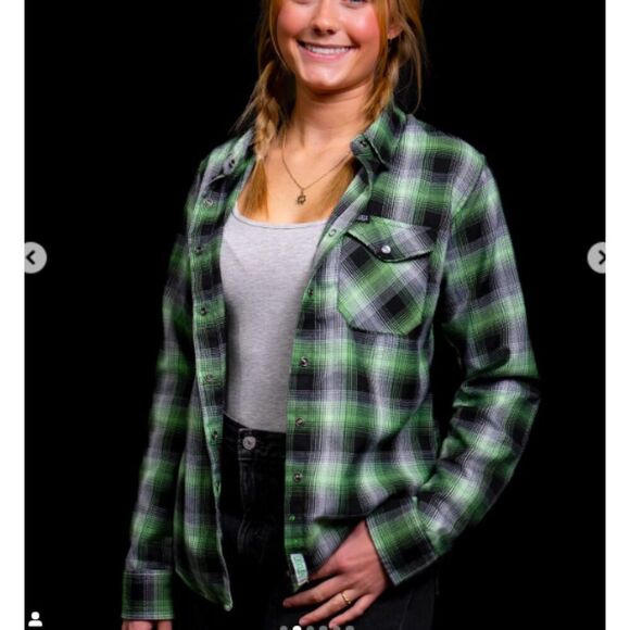 Dixxon Flannel Company Gravity Coffee Limited Edition Energy Pearl Snap Medium - Picture 1 of 14